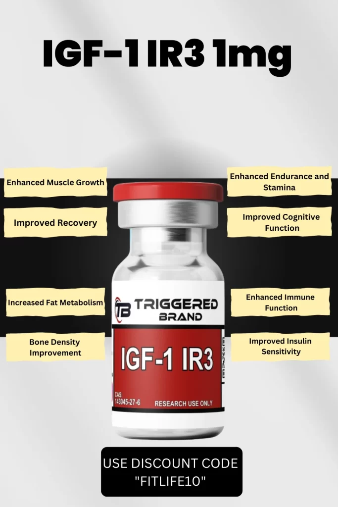 Buy IGF-1 IR3 1mg Peptides at Triggered Brands